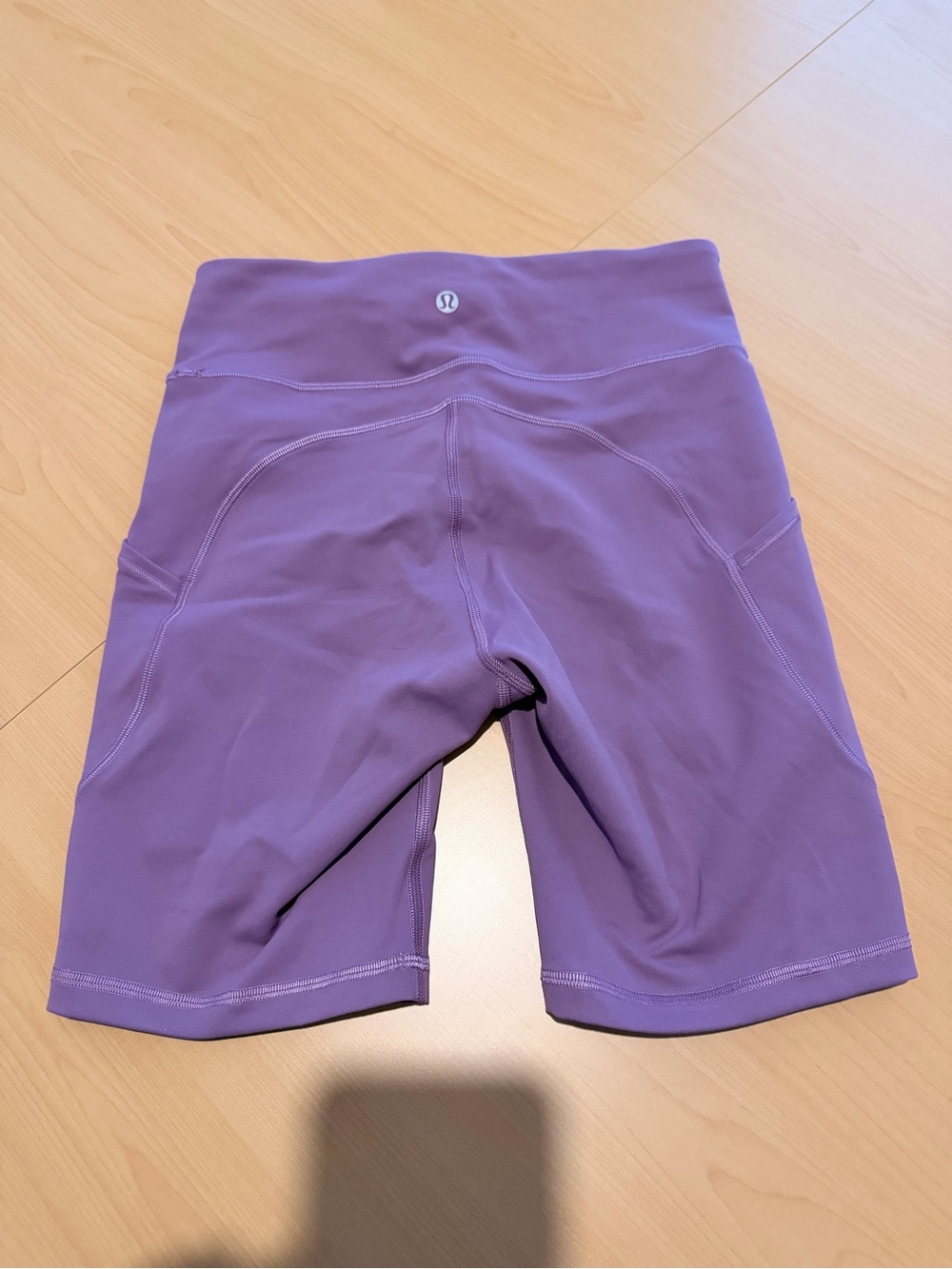 lululemon athletica Mid-Rise Lavender Bike Shorts Size 6